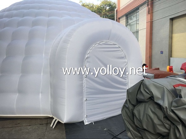 8m inflatable igloo exhition tent