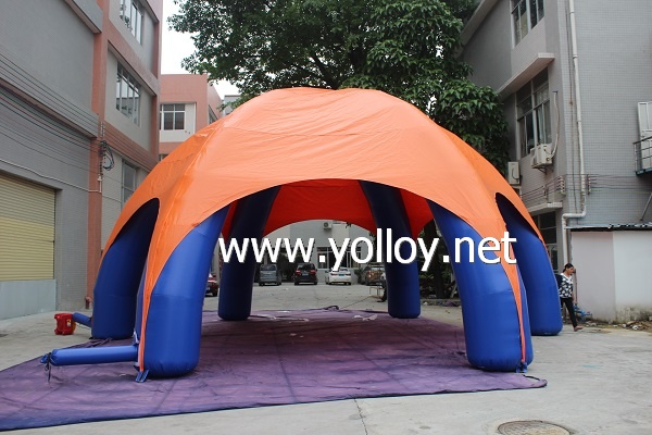 Inflatable 6 legs spider dome tent