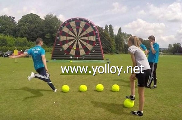 Inflatable Velcro Soccer Football Darts with Balls