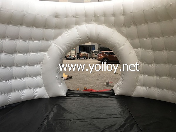 Inflatable mobile dome room tent for meeting
