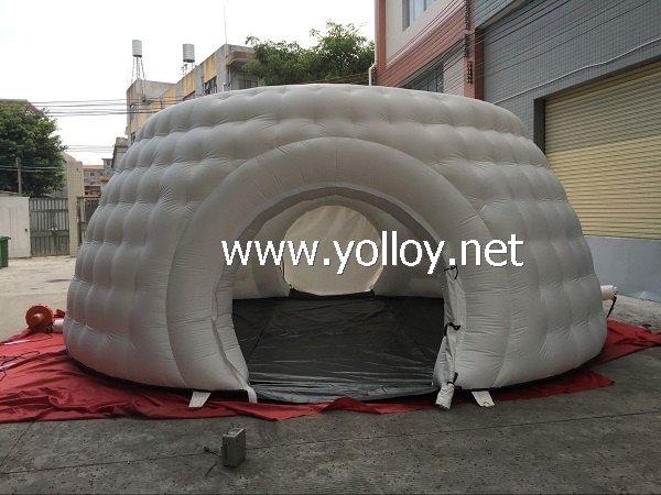 Inflatable mobile dome room tent for meeting