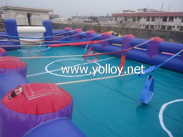 Inflatable Human Table Football Field for Outdoor Sport Game