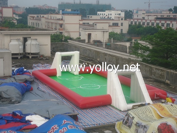 Inflatable Human Football Field for School Activity