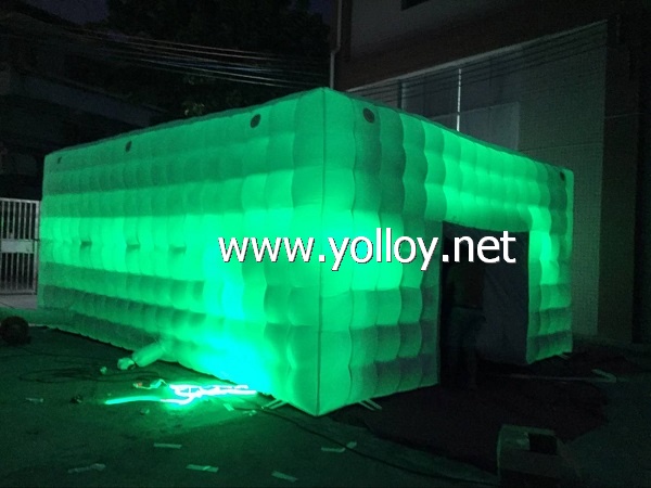Inflatable haunted house with LED light