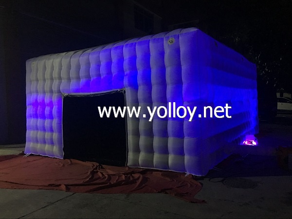 Inflatable haunted house with LED light