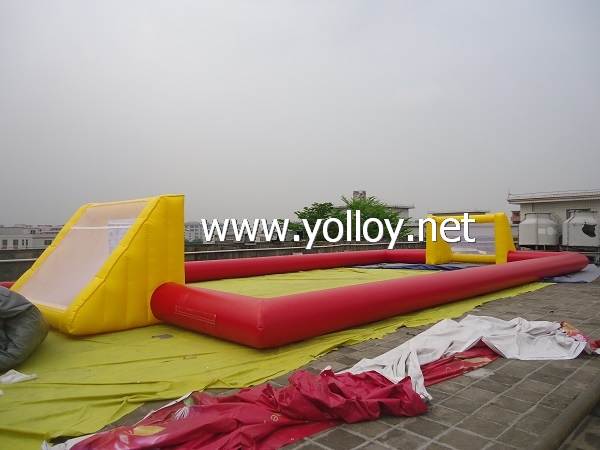 Hot sale good quality inflatable football pitch