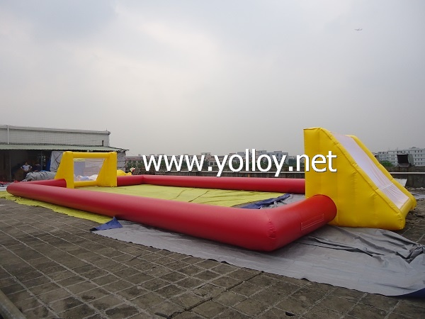 Hot sale good quality inflatable football pitch