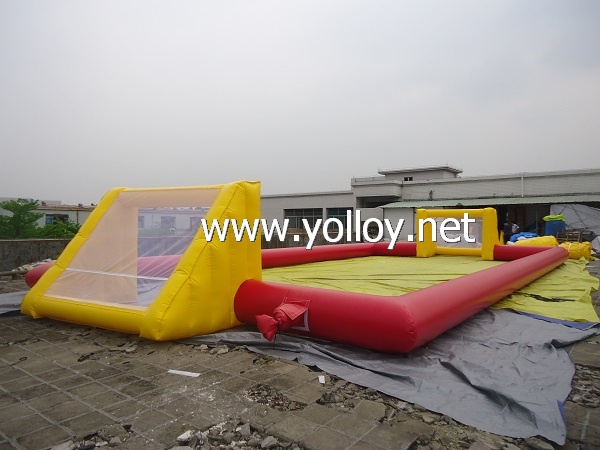 Hot sale good quality inflatable football pitch