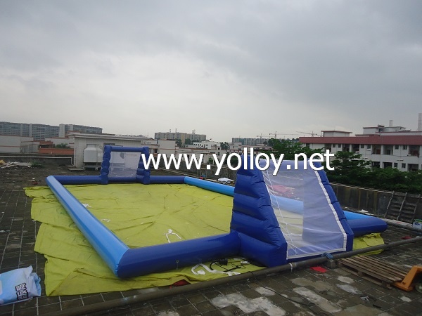 Airtight inflatable football/soccer playground