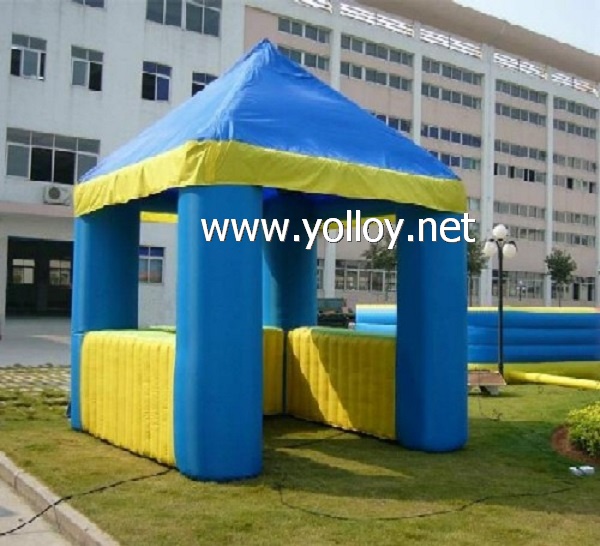 Inflatable trade show kiosk for sales