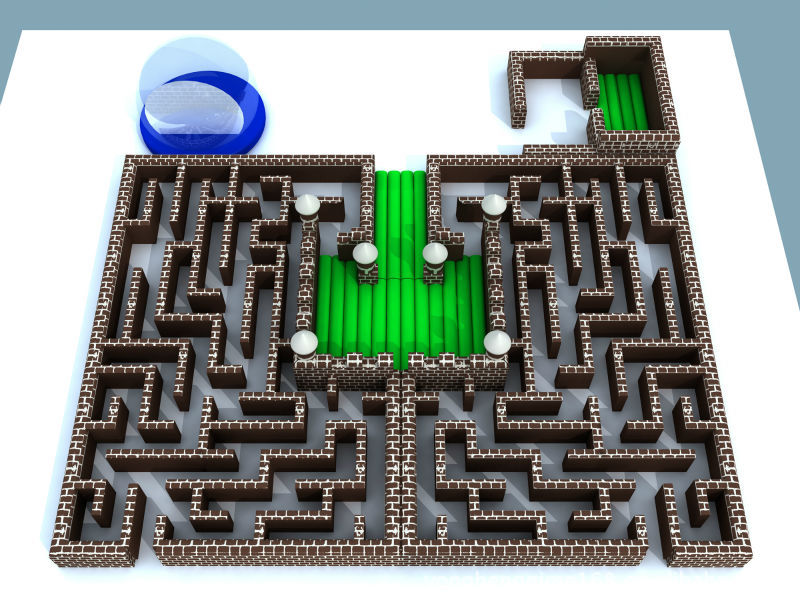maze game double mode
