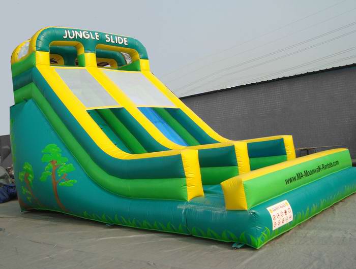 inflatable jungle slide