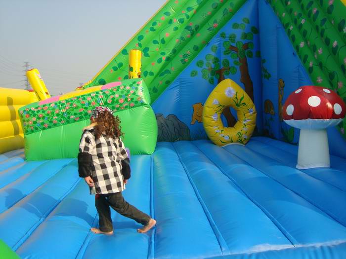 jungle slide inflatable