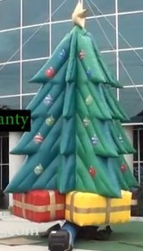 Large inflatable Christmas tree