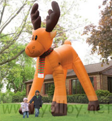 inflatable reindeer