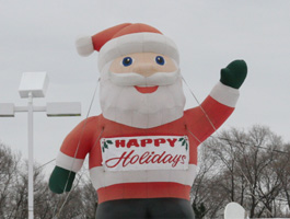 happy Inflatable santa