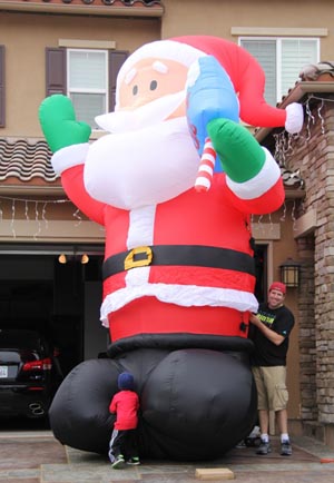 Inflatable Santa Claus