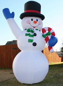 Yolloy Huge snowman inflatable display for sale