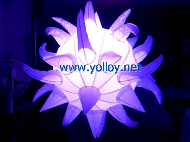 Lighting sun flower inflatable