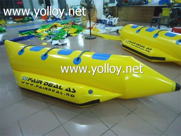 Cool banana boat for 3 Passenger Water Sled