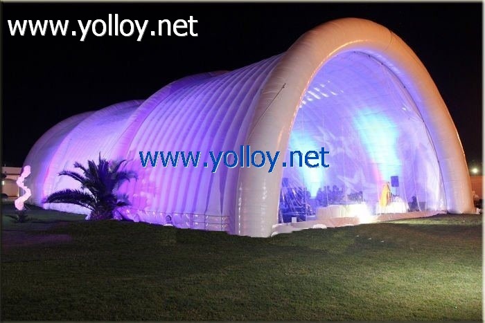 large inflatable light tent