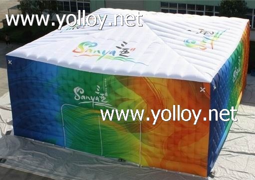 Colorful Cube Air Tent