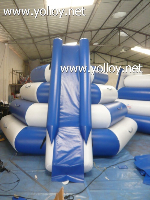 Inflatable steep sports climb water glider game