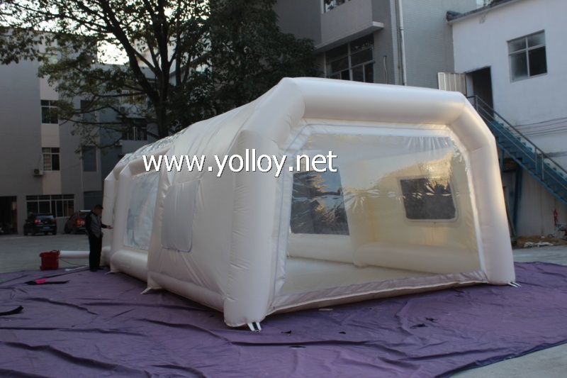 inflatable paint tent