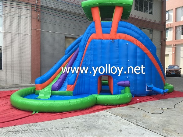 Hot Sale Inflatable Water Slide with Pool