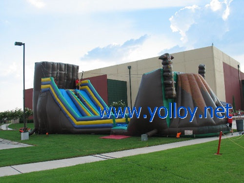 Zip Line inflatable Obstacle course for event party Zip Line inflatable Obstacle course for event party