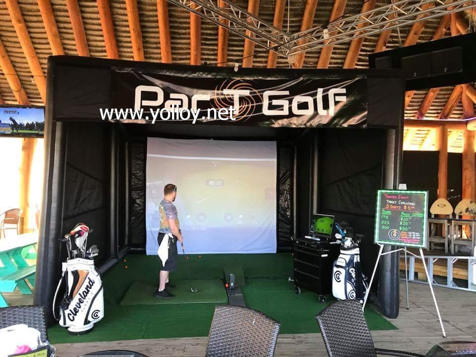 Inflatable Golf Simulator Tent