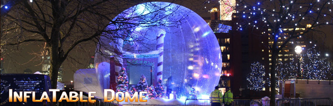 Clear Inflatable Snow Globe