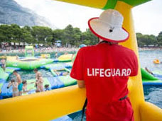 inflatable lifeguard tower