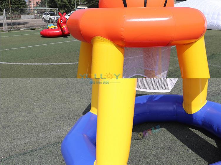 inflatable water basketball frame