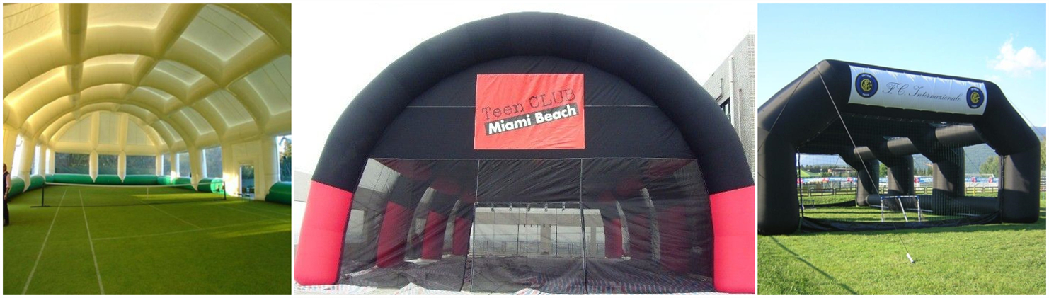 large inflatable tent