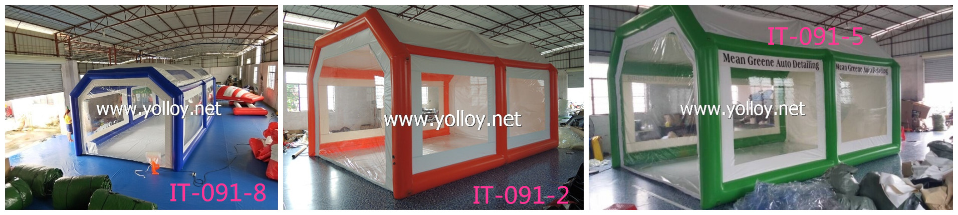 inflatable workshop tent