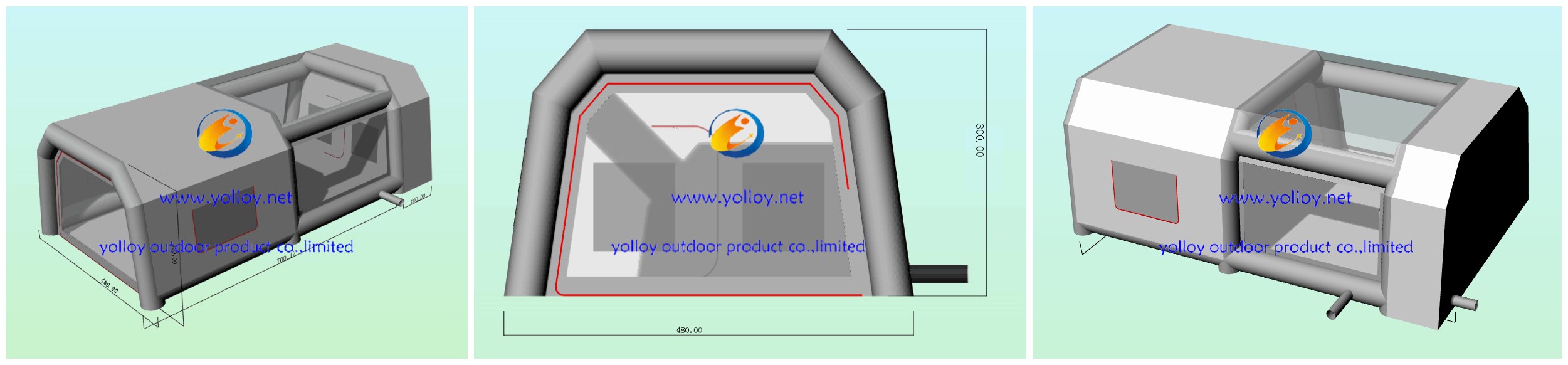 infatable car workstations