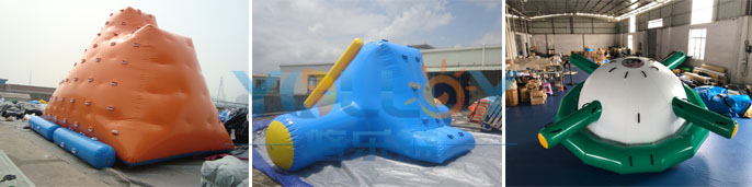 inflatable climbing water toys