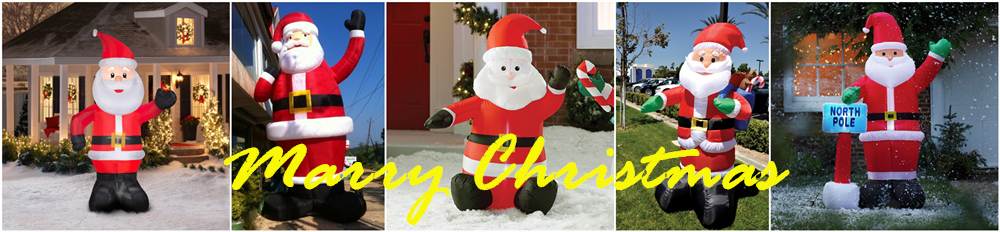 inflatable Santa Claus