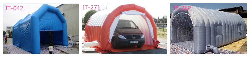 Portable inflatable garage