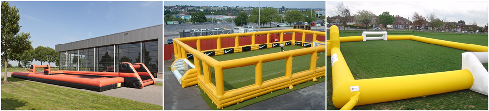 inflatable soccer field