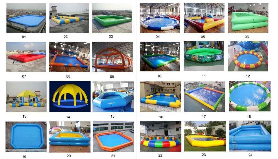 All inflatable pool