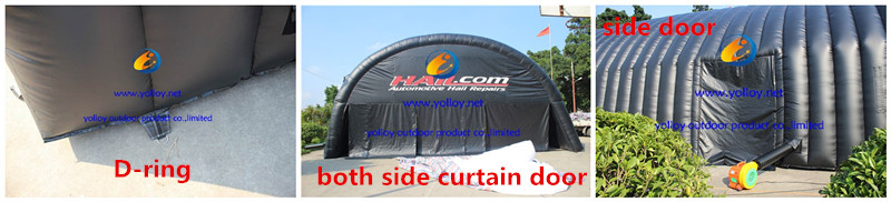 automotive hail repair tent