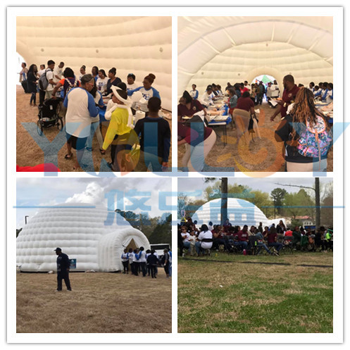  inflatable igloo event dome