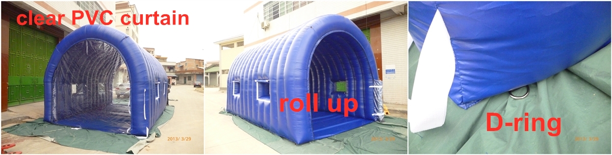 portable inflatable spray booth