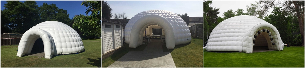 outdoor inflatable dome tent