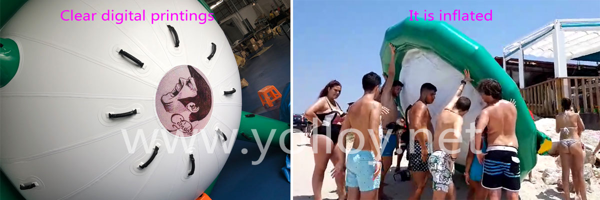 details of inflatable spinner satrun rocker