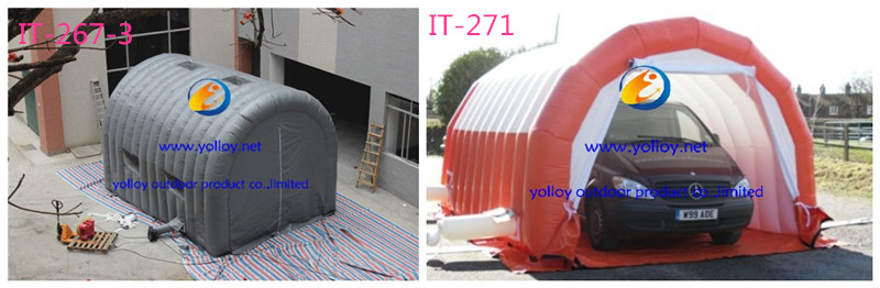 inflatable auto repair shelter