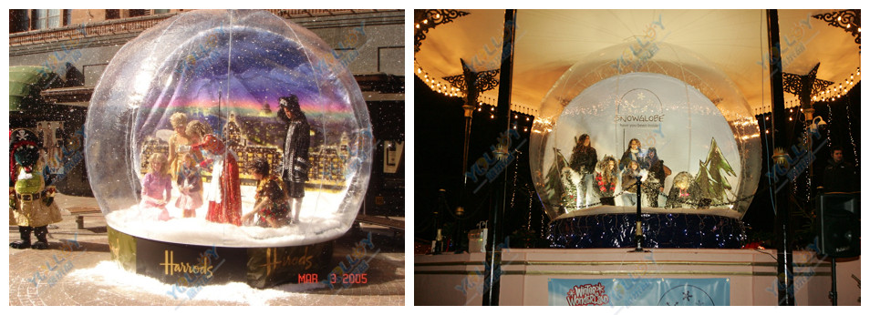 Snow globe photo booth