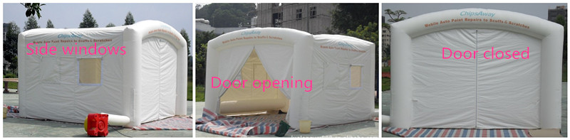 temporary inflatable car tent